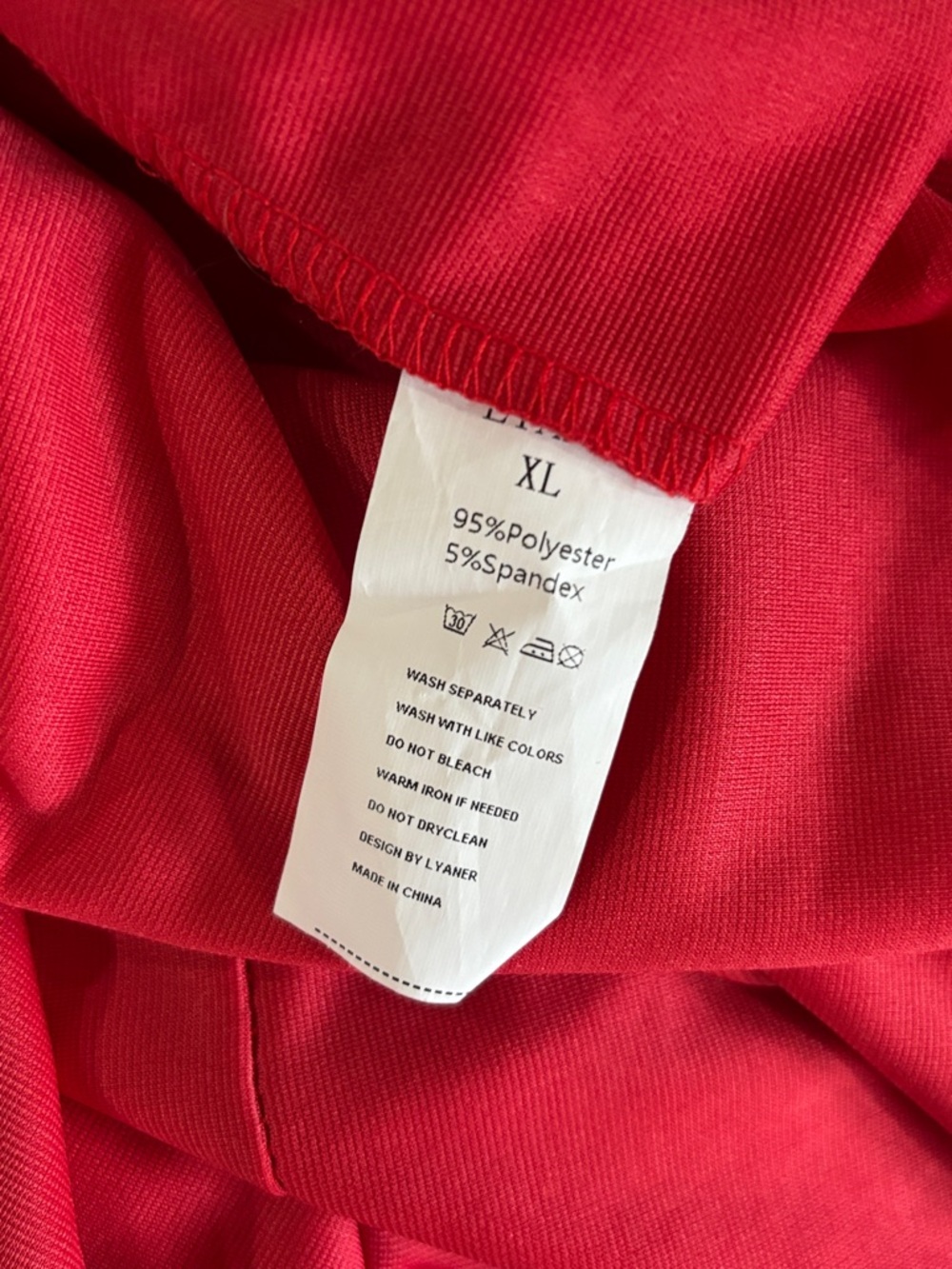 Red Ruffle-Detail V-Neck Mini Dress - Picture 3 of 3